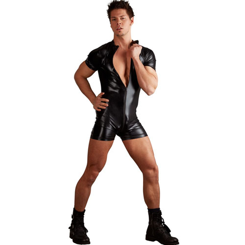 CATSUIT CORTO DE WETLOOK HOMBRE 8671 TALLA M-XL